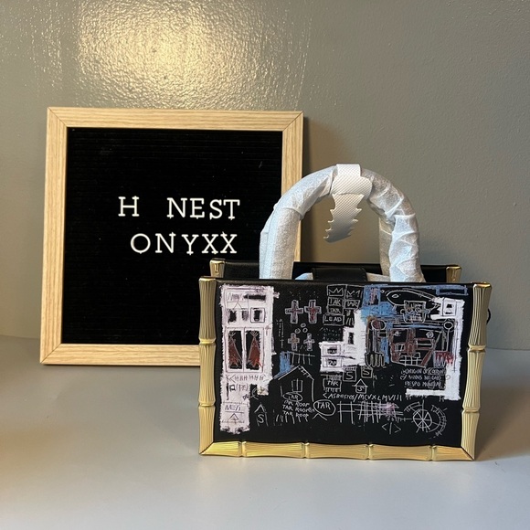 Limited Edition Brandon Blackwood Bamboo Basquiat Bag - Picture 9 of 11